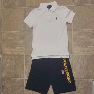 Ralph Lauren Polo Shirt + Shorts Kid Size